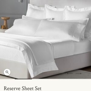 Reserve White Sheet Set